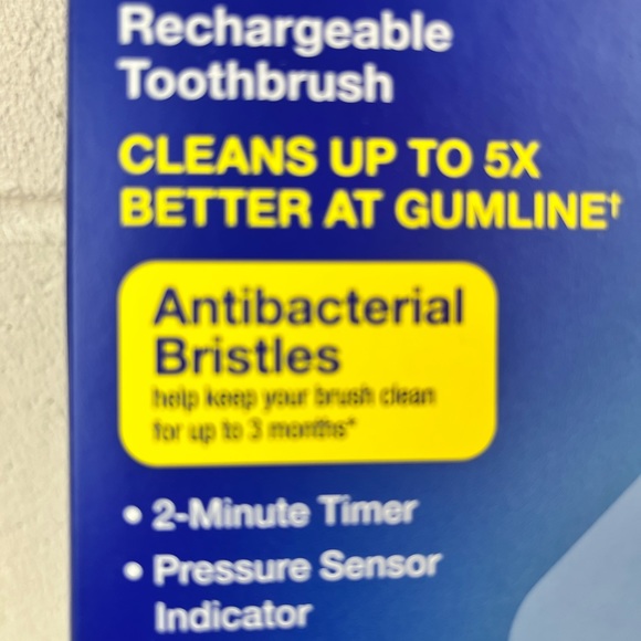 NEW Sealed EasyFlex Pro Premium Rechargeable Toothbrush Antibacterial Bristles - Picture 4 of 9